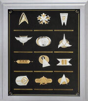 Franklin Mint Star Trek Insignia Collection