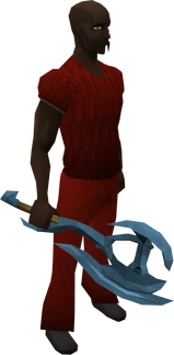 Rune battleaxe equipped