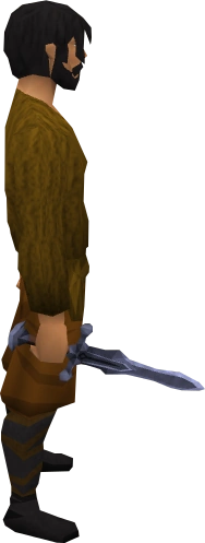 Mithril sword equipped