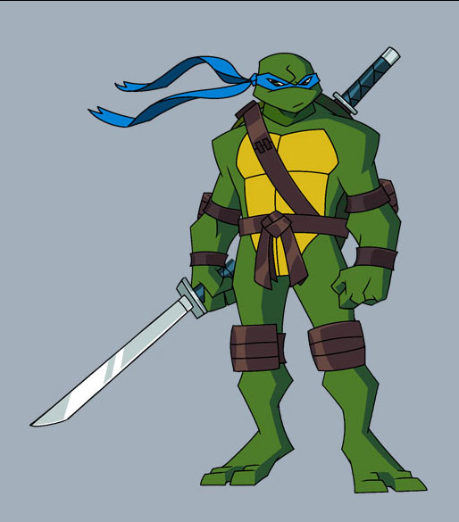 teenage mutant ninja turtles leonardo cartoon