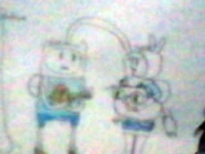 Finn & Jake with Fionna & Cake