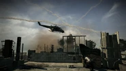 Nikolai's chopper out of control Return to Sender MW3