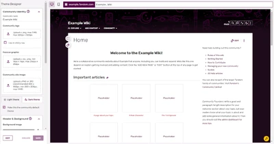 Theme designer