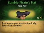 Pirate zombie hat female