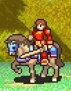 Alan as a Cavalier holding a sword