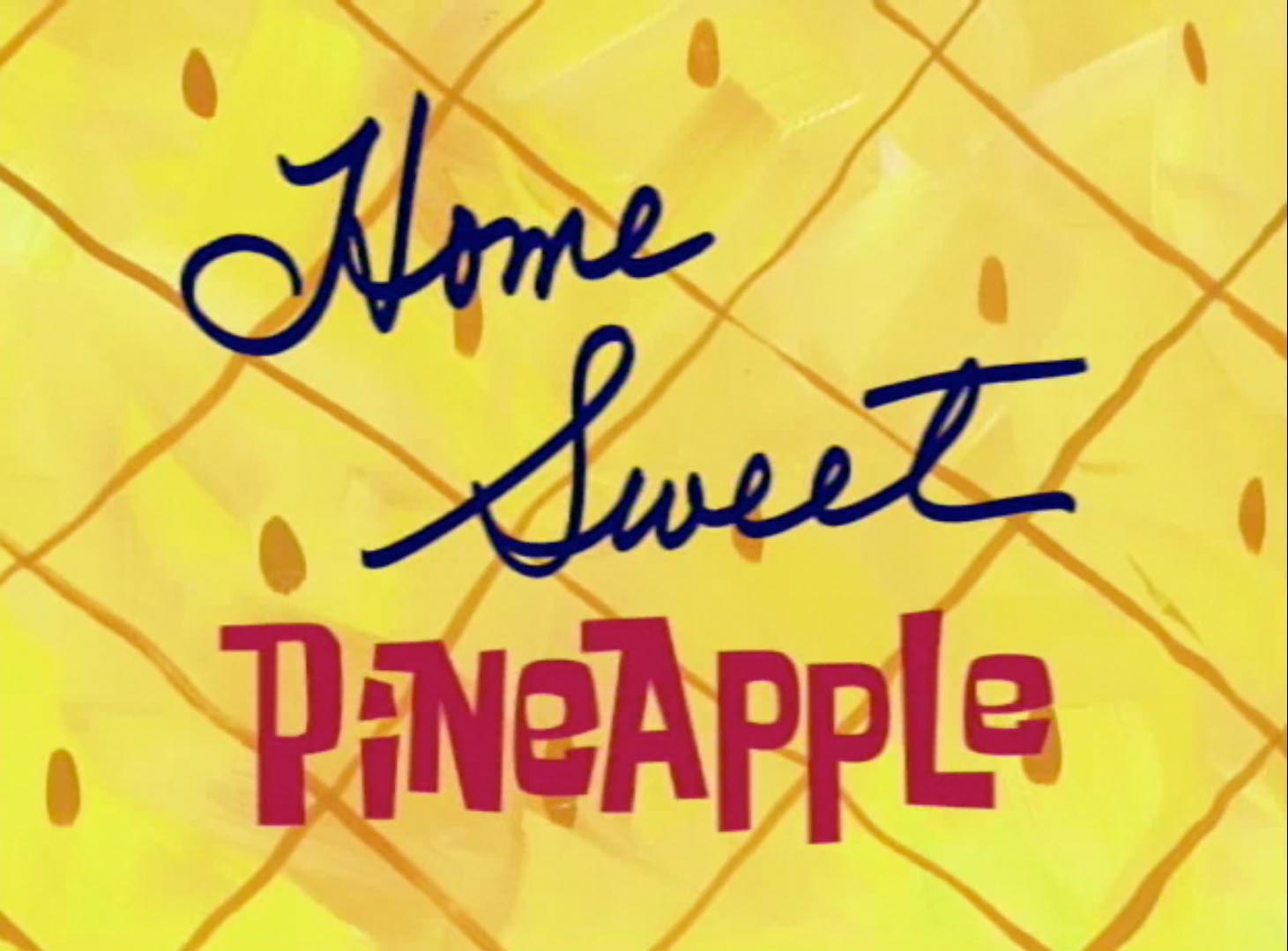 Spongebob Squarepants - Home Sweet Pineapple movie