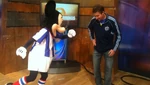 Besler with Mickey