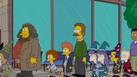 Comic Book Guy as Hagrid