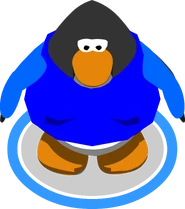 Blue Letterman Jacket ingame