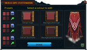 Completionist cape customiser