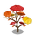 Autumn Umbrella Tree-icon