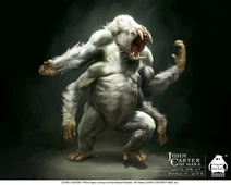 Barsoomian white ape