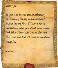 Note from Maven