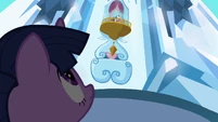 Shining Armor talks to Twilight from above S3E2