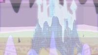 The Crystal Empire castle transforming S3E01