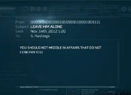 ACI emaiLeaveHimAlone