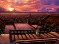 Katara and Aang by Jasmine Dragon's balcony.png