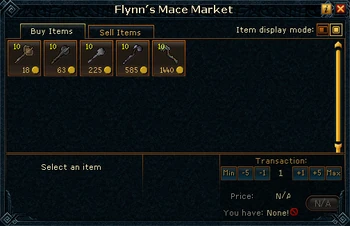 Flynn's Mace Market stock