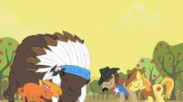 Buffalos and ponies agree to peace S1E21