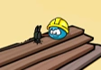 Blue worker