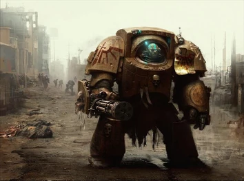 Exterminador Cañón Asalto Ángeles Oscuros Marines Espaciales Warhammer 40k Wikihammer