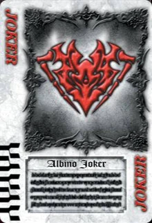 Albino Joker Card