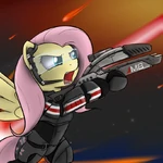 Fluttershy's space suit