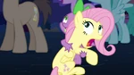 Spike holds Fluttershy S3E05