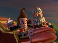 Santa with Jimmy Neutron