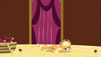 Applejack lying on the floor S3E05