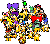 All Koopalings Sprites