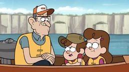 S1e2 lookalikes and grandfather in boat