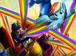 Death battle Rainbow vs Starscream
