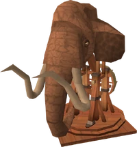 Mammoth head icon