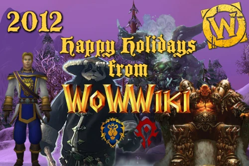WoWWiki Holiday card 2012