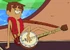 Dannyplayingbanjowithfeet