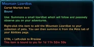 Mountain Lizardbat Item