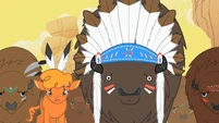 Little Strongheart and Chief Thunderhooves reluctant S01E21