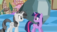 Twilight grumpily agrees to bring Tom in S2E2