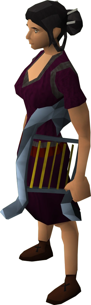 Holy cithara equipped