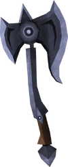 Mithril battleaxe detail