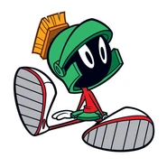 Marvin sitting down