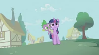 Twilight Sparkle Spike Shocked S1E9