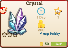 Crystal Market Info (December 2012)