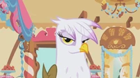 Gilda looks at Rainbow Dash S1E05