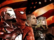 Tony Stark, Peter Parker, Thor Odinson, Reed Richards (Earth-6109)
