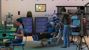 Sims experimenting
