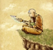 Aang and Tenzin