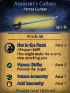 Assassin's Cutlass - clearer