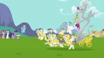 Celestia and Discord arrive to Ponyville S3E10